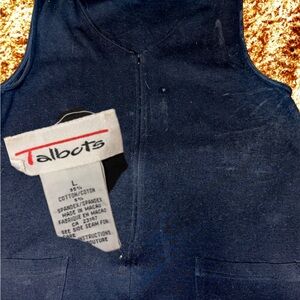 Talbots Deep Blue Sleeveless Top